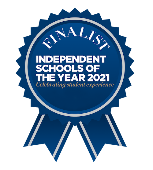 independent school of the year finalist ribbon
