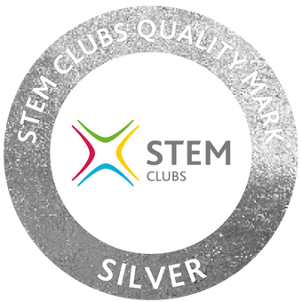 STEM clubs silver award ribbon