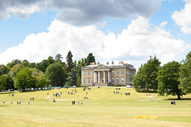 Mansion in summer